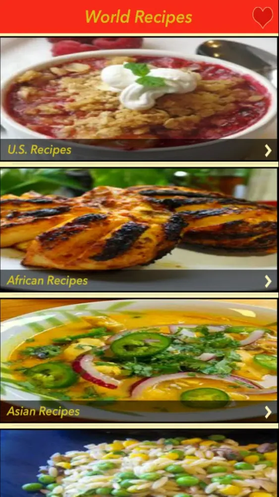 Captures d'écran de 3000+ World Recipes