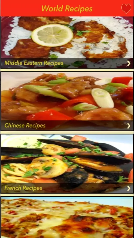 Captures d'écran de 3000+ World Recipes