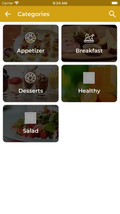 RecipesBook App স্ক্রিনশট