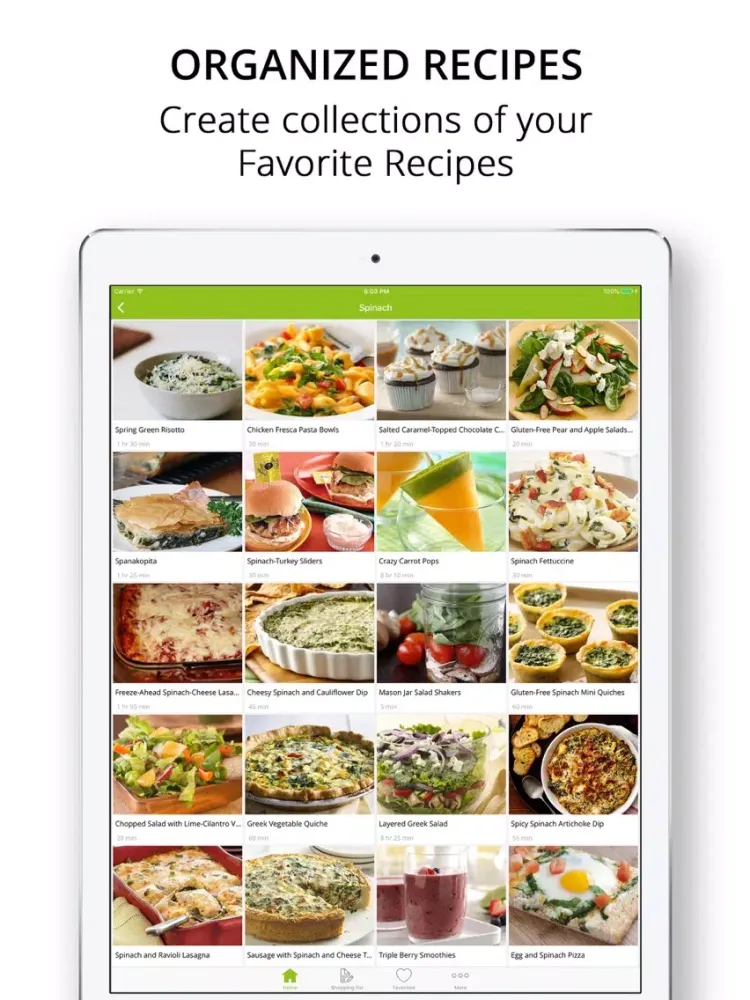 Healthy Vegetarian Recipes | Cooking Guide iPad  স্ক্রিনশট