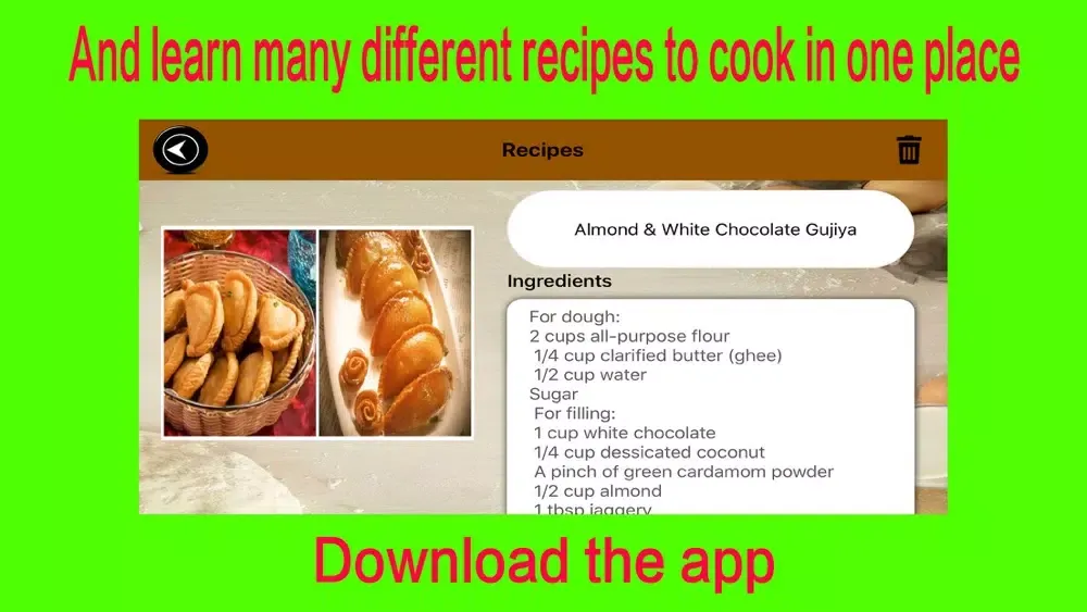 Zrzuty ekranu Recipe Gyaan