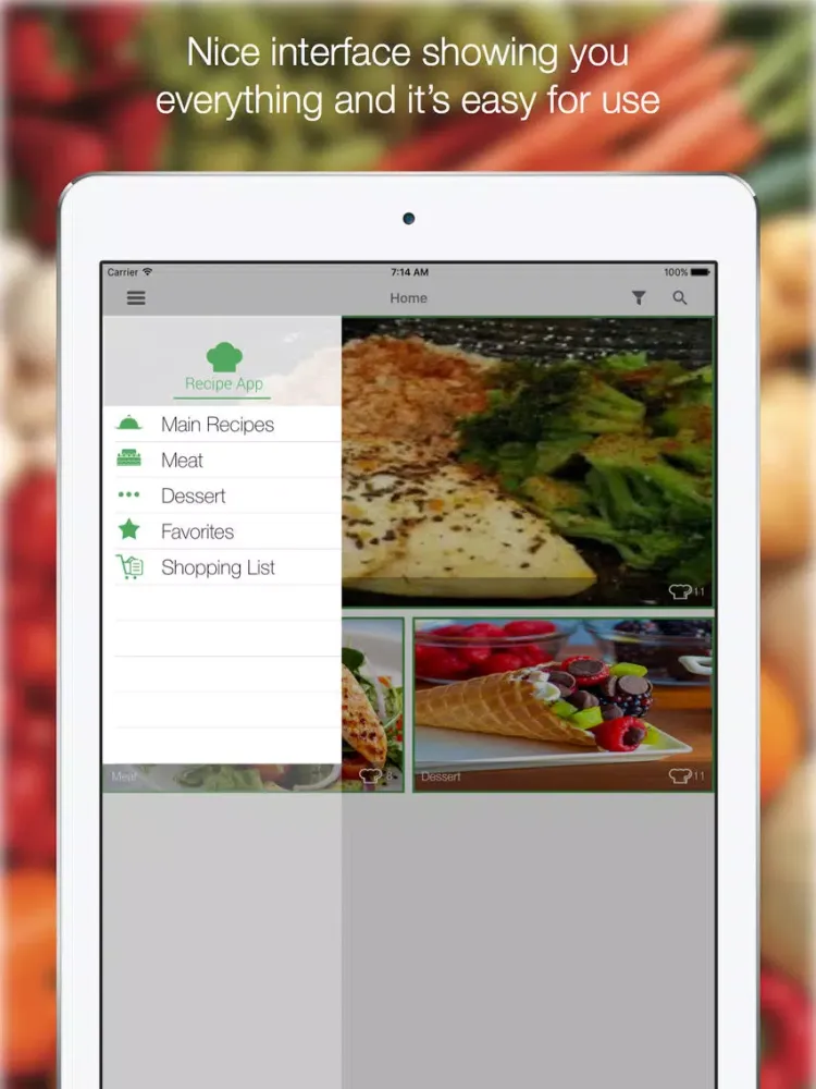 Скриншоты Bodybuilding Recipes - Find All Delicious Recipes iPad 