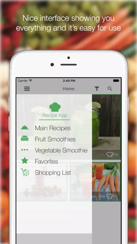 Tangkapan skrin Green Smoothie Recipes - Find All Delicious Recipes
