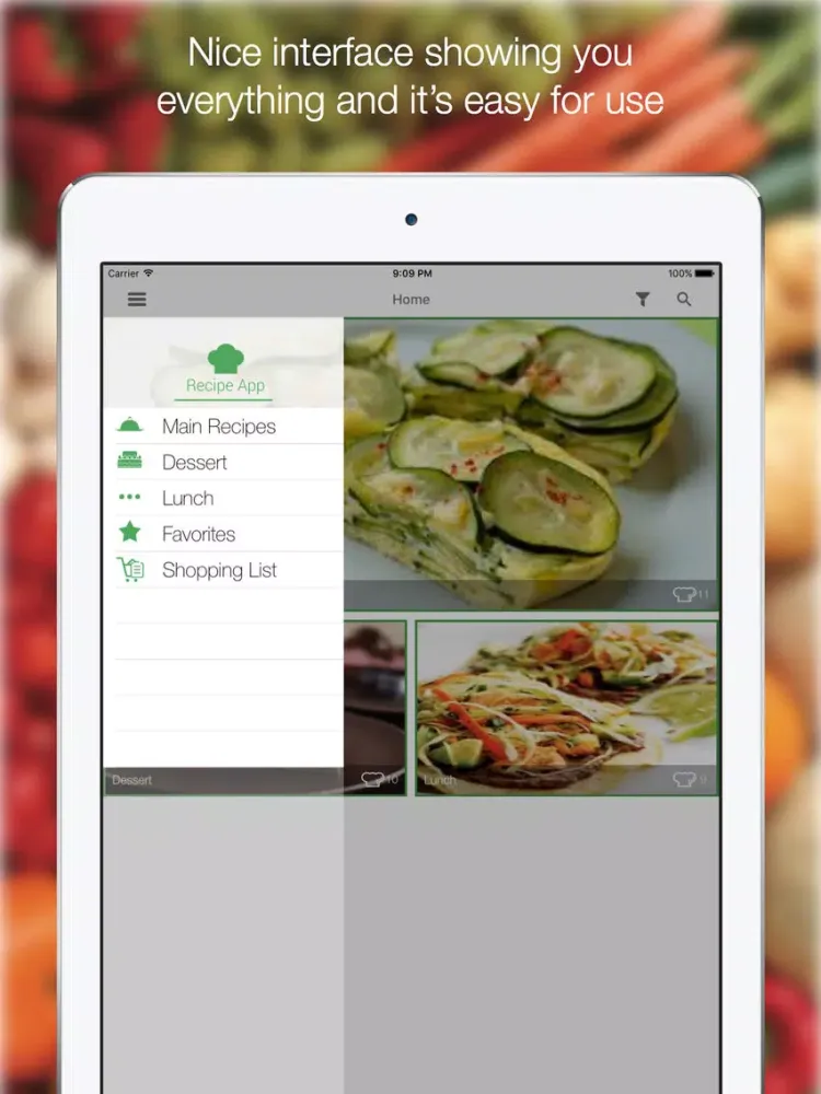 تصاویر Low Calorie Recipes - For A Better Shape Find All Recipes iPad 
