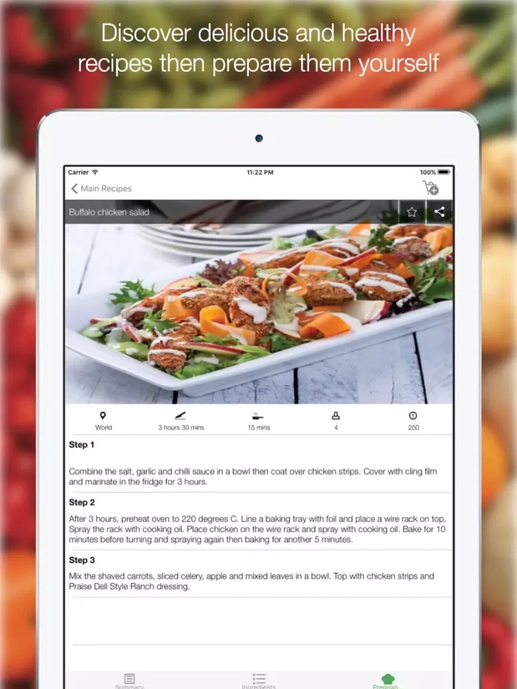 Captures d'écran de Pregnancy Recipes - Dessert & Snacks Recipes - Find All Delicious Recipes iPad 