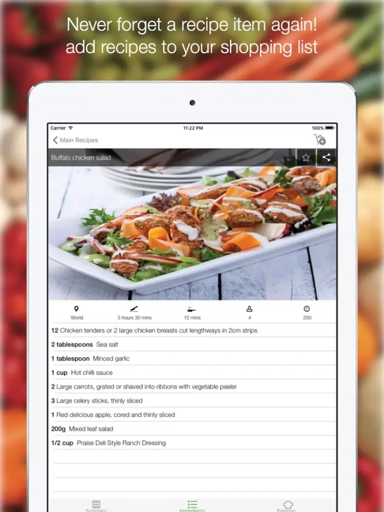 Captures d'écran de Pregnancy Recipes - Dessert & Snacks Recipes - Find All Delicious Recipes iPad 