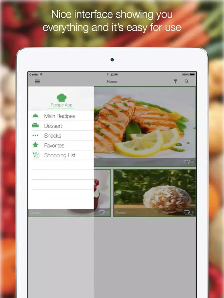 Captures d'écran de Pregnancy Recipes - Dessert & Snacks Recipes - Find All Delicious Recipes iPad 