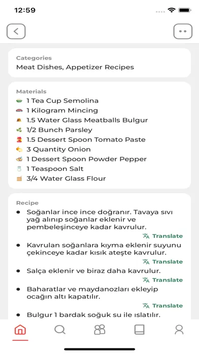 Reciples Screenshots