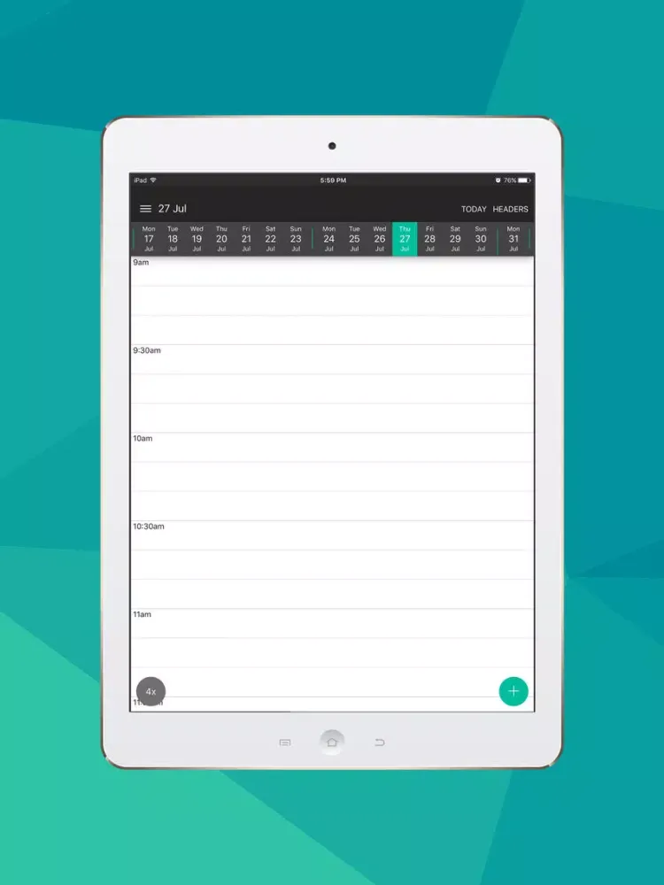 Capturas de pantalla de Reckon APS Timesheets iPad 