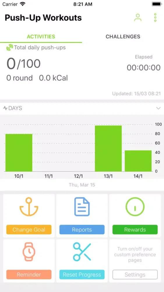 1000 Push Ups Workouts স্ক্রিনশট