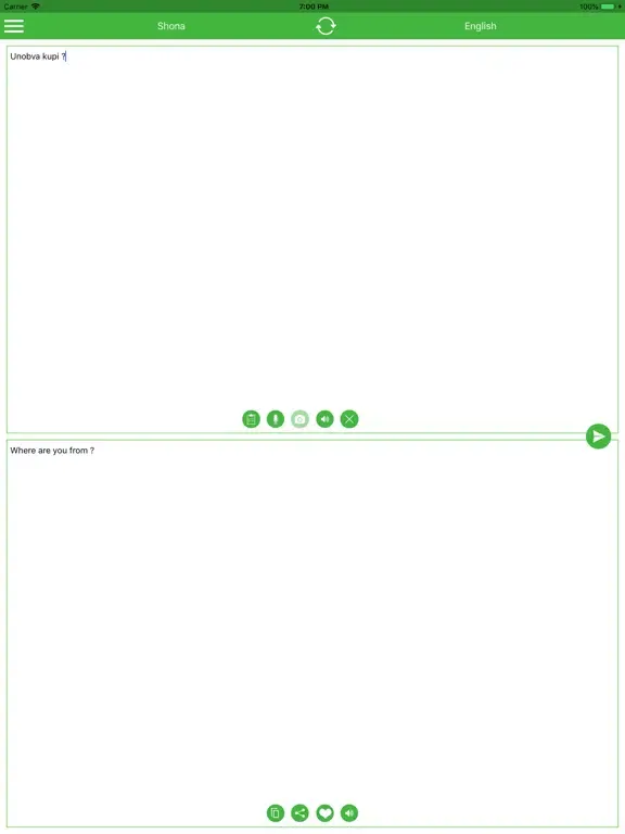 Shona English Translator iPad  سکرین شاٹس
