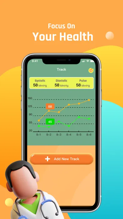 ภาพหน้าจอของ HealthScribe-BP Manage