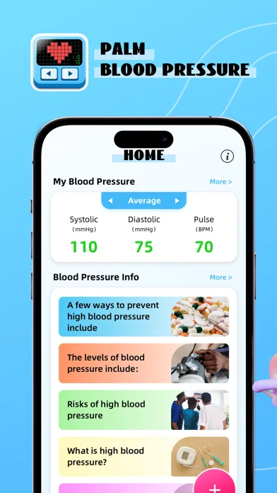 Palm Blood Pressure-Easy&Log应用截图
