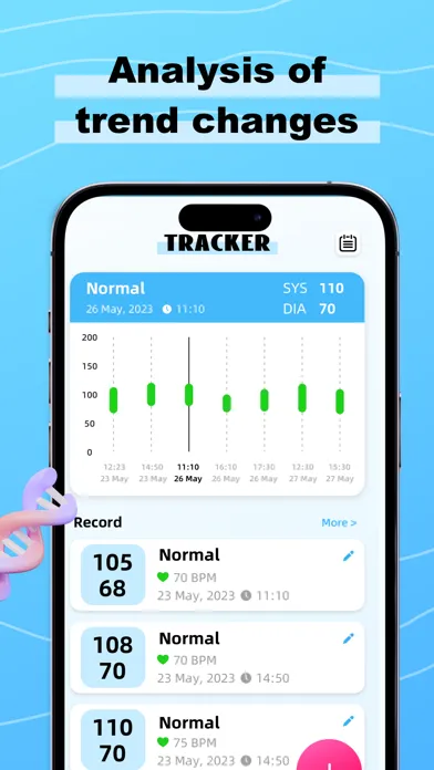 Palm Blood Pressure-Easy&Log应用截图