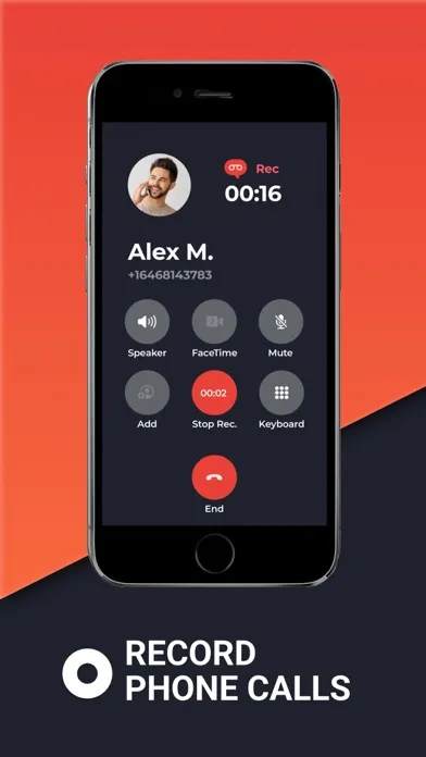 ภาพหน้าจอของ Phone Call Recorder ACR