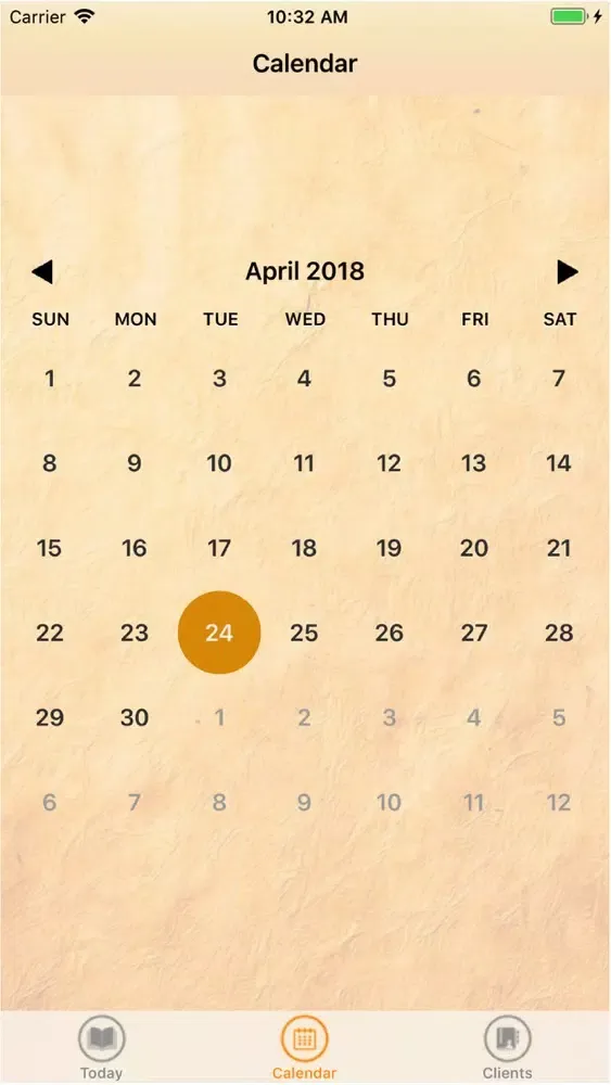 Zrzuty ekranu Calendar Notebook: Easy Record