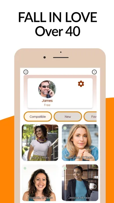 Plus40 - dating and chat. स्क्रीनशॉट