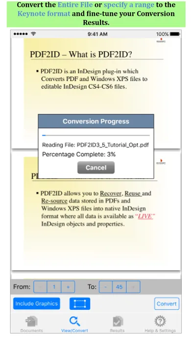 PDF to Keynote by PDF2Office স্ক্রিনশট