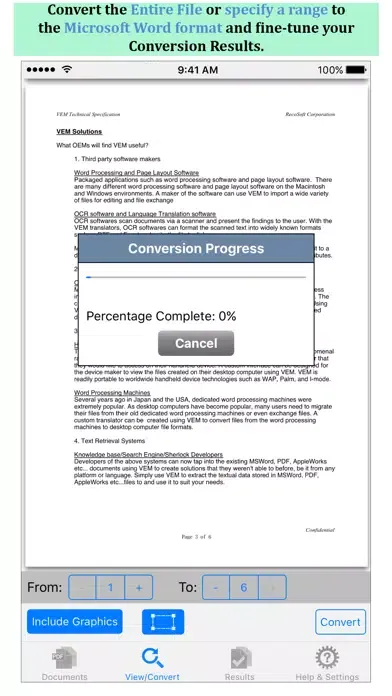 Zrzuty ekranu PDF to Word by PDF2Office