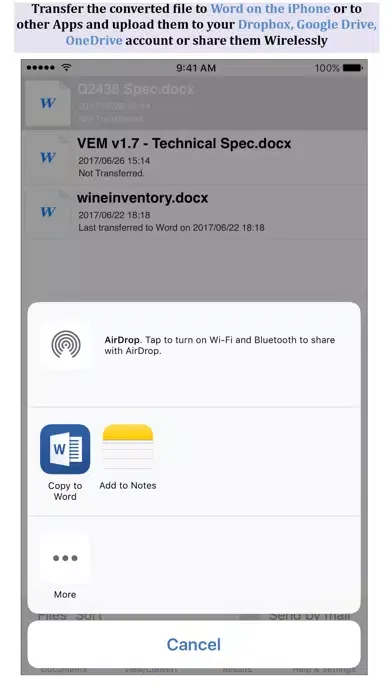 Zrzuty ekranu PDF to Word by PDF2Office