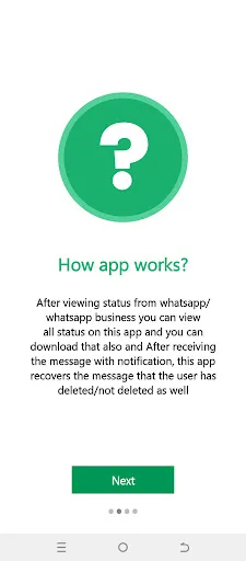 Captures d'écran de Recovery Deleted Messages