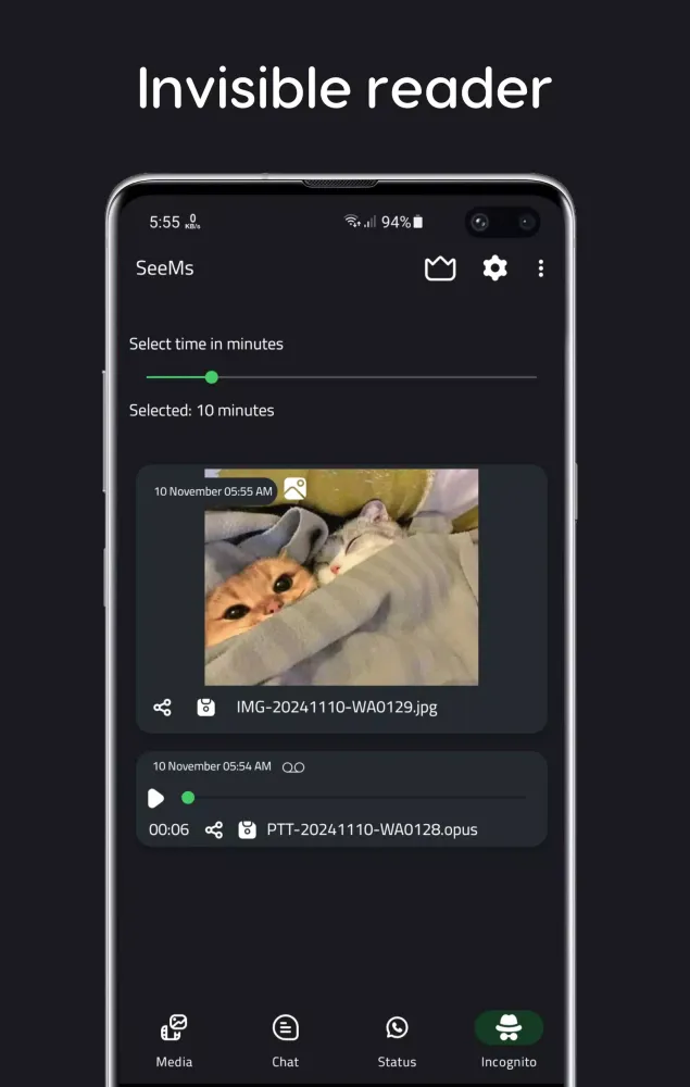Captures d'écran de Recover Deleted Messages