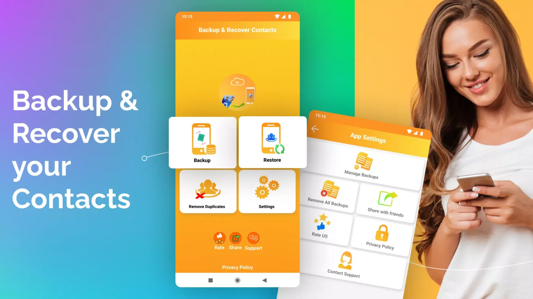 Recover Deleted Contacts Screenshots