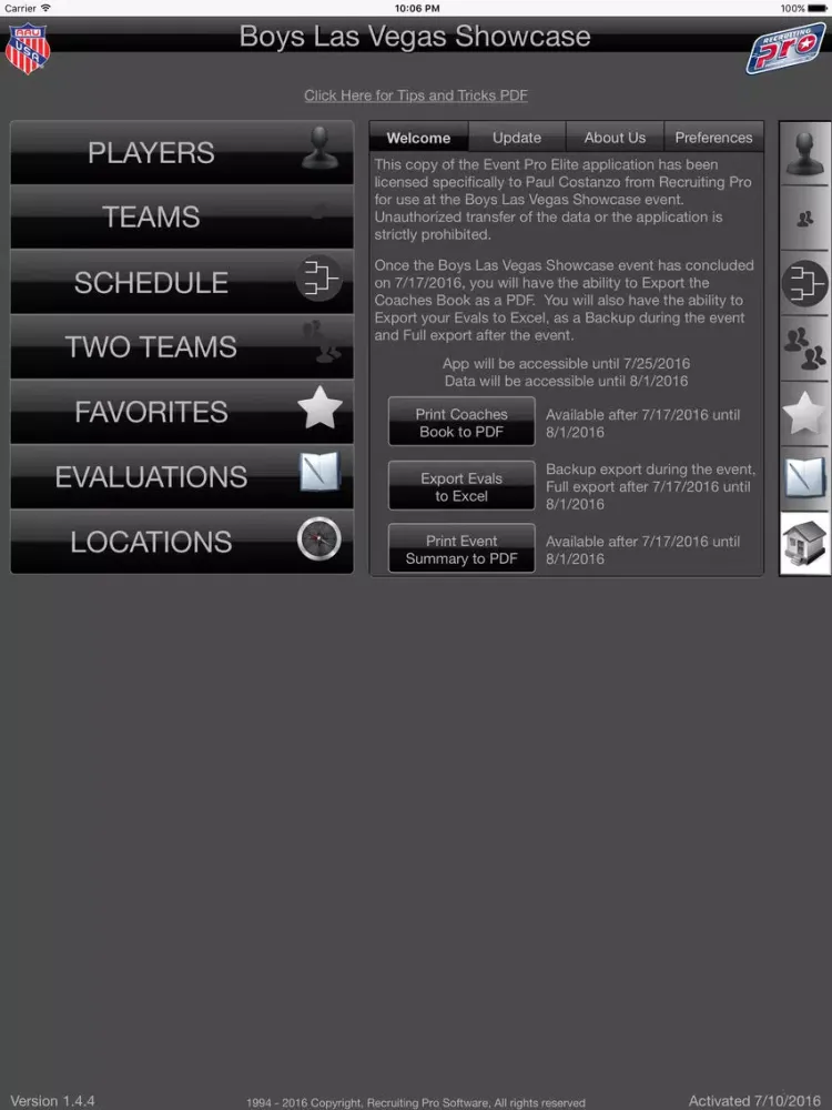 AAU Boys Las Vegas Showcase iPad  স্ক্রিনশট