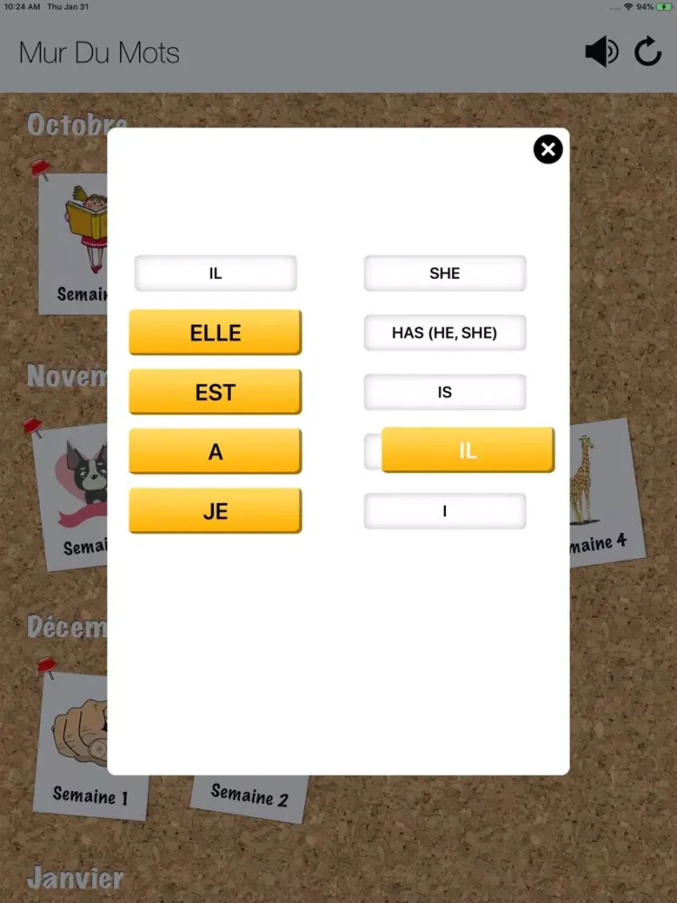 Скриншоты Mur Du Mots iPad 