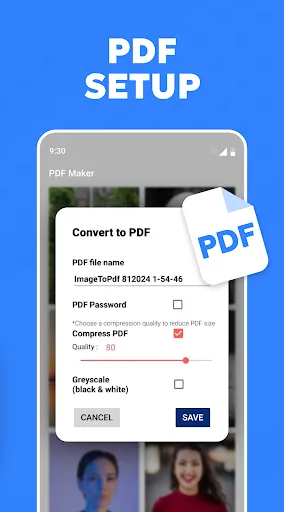 PDF converter - JPG to PDF स्क्रीनशॉट
