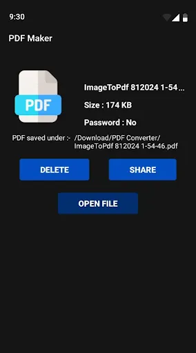 PDF converter - JPG to PDF स्क्रीनशॉट