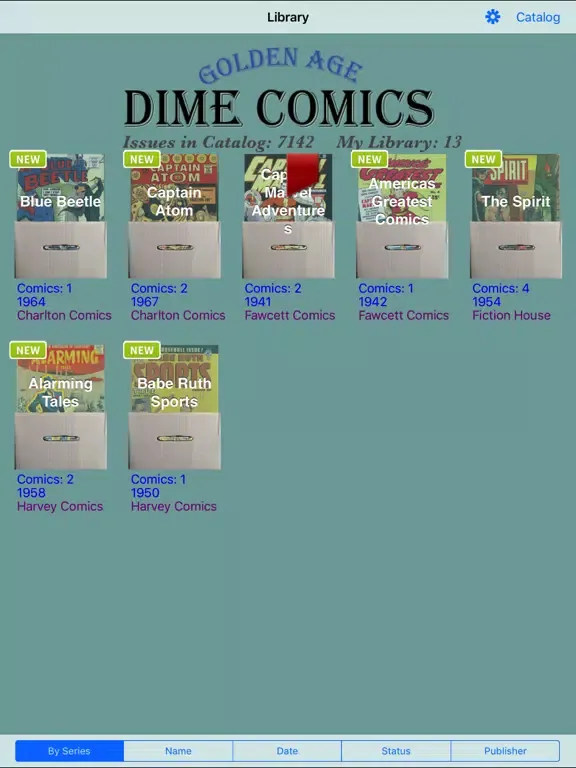 Captures d'écran de Dime Comics iPad 