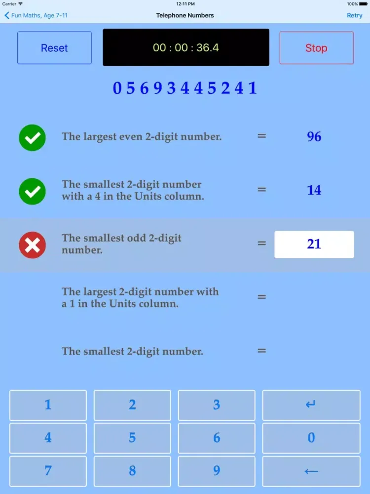 Fun Maths, Age 7-11 iPad  स्क्रीनशॉट