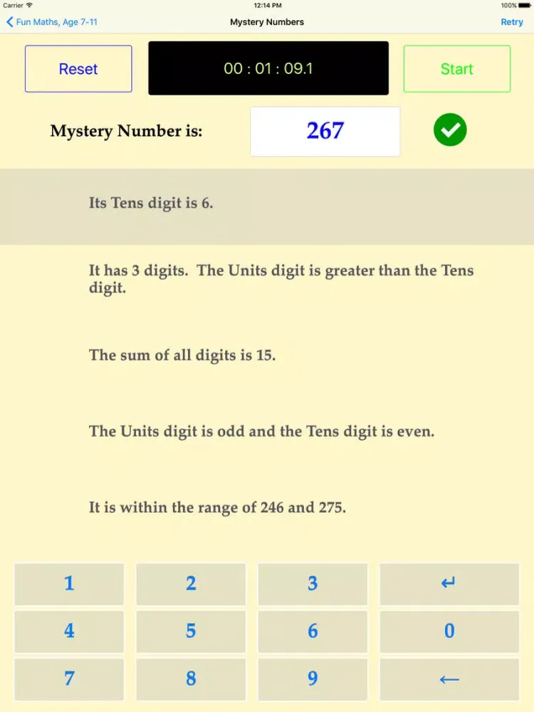 Fun Maths, Age 7-11 iPad  स्क्रीनशॉट