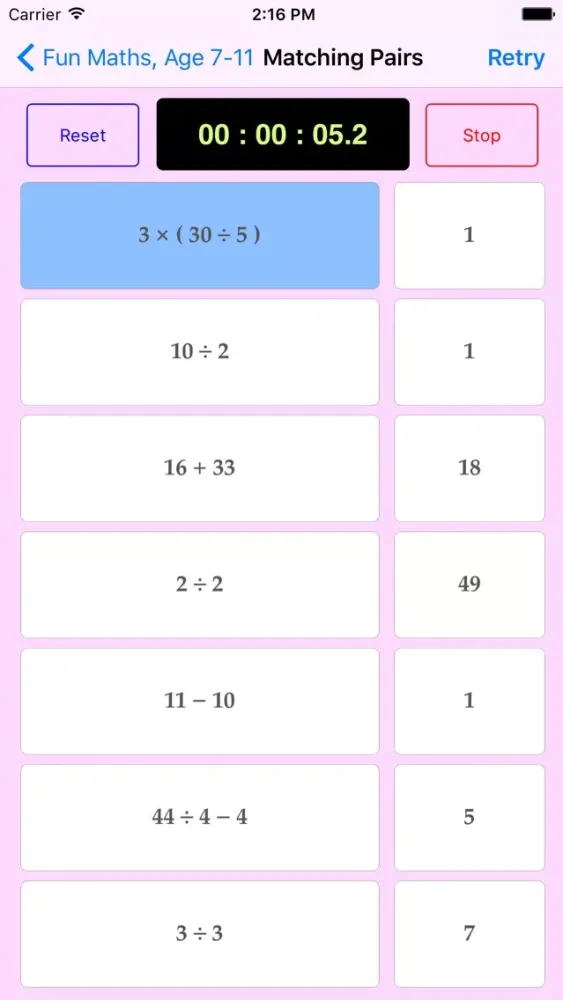 Fun Maths, Age 7-11 स्क्रीनशॉट
