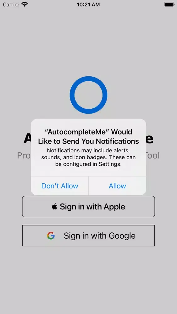 AutocompleteMe سکرین شاٹس