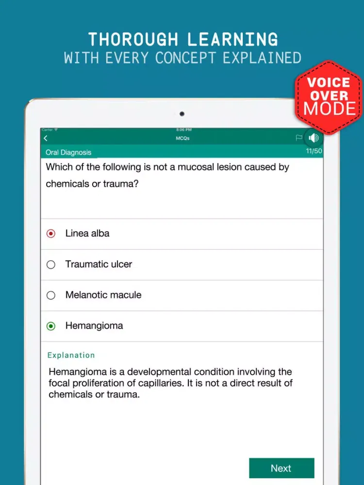 Dental Board Test Prep - NBDE 1 Practice Exam Q&A iPad  Screenshots