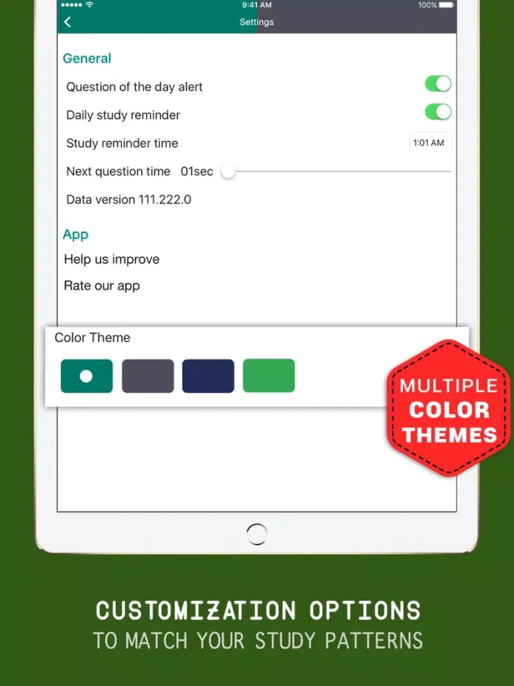 PDG Practice Exam Prep 2015-2017 – Q&A Flashcards iPad 應用截圖