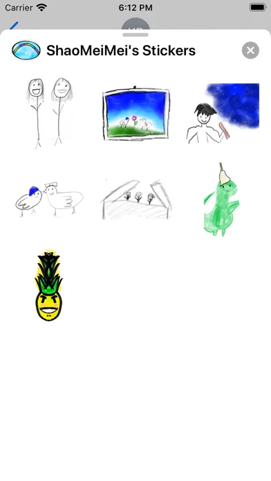 Ảnh chụp màn hình của ShaoMeiMei's Stickers