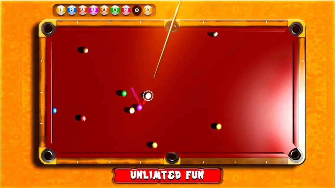 Captures d'écran de 9-Ball Pro Billiard Tournament - 2015 Simulator