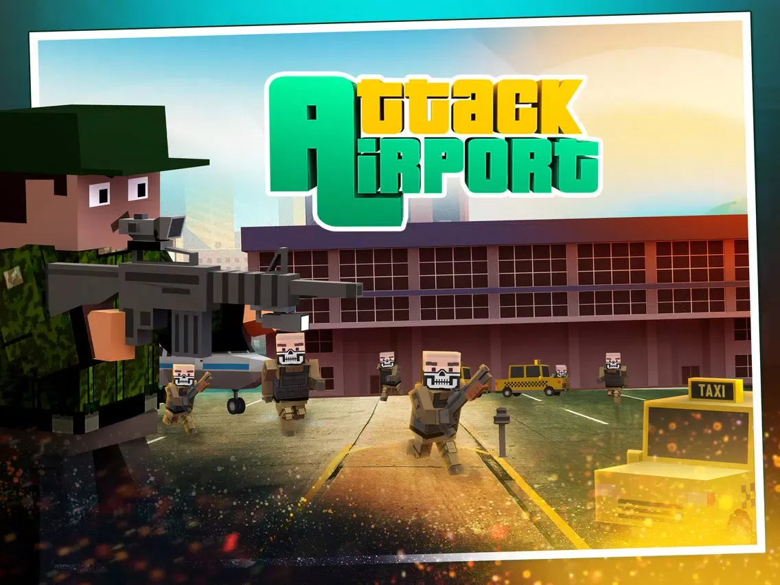 Pixel Crime Airport Attack Shoot-er Survival inc. iPad  سکرین شاٹس