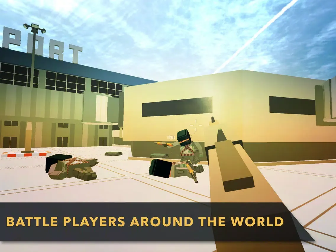 Pixel Crime Airport Attack Shoot-er Survival inc. iPad  سکرین شاٹس