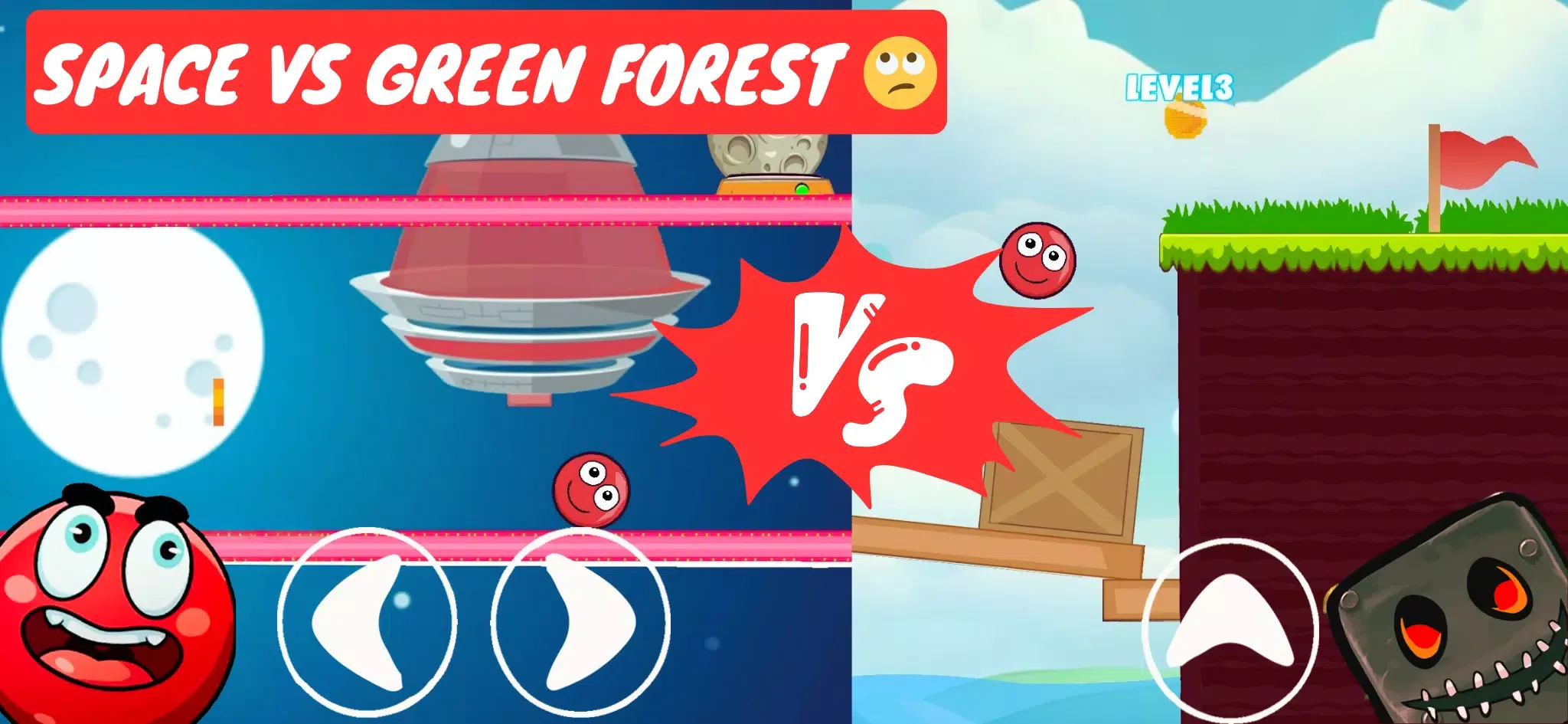 ภาพหน้าจอของ Ball 5: Red Bounce Ball Hero 2