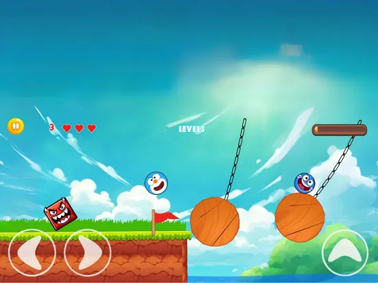Blue Ball - Bounce Ball Hero 4 iPad 应用截图
