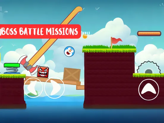 Blue Ball - Bounce Ball Hero 4 iPad 应用截图