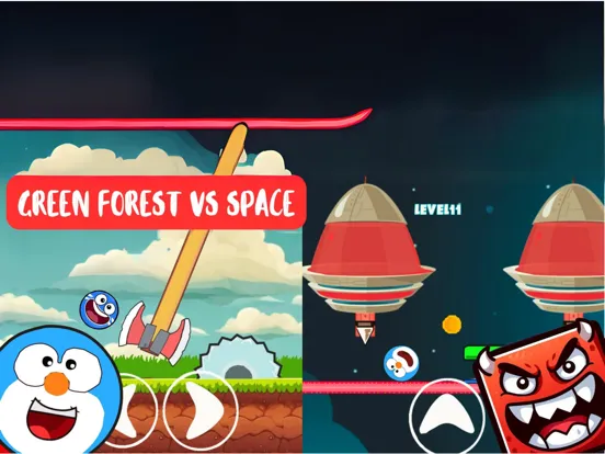 Blue Ball - Bounce Ball Hero 4 iPad 应用截图