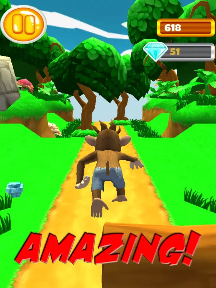 Capturas de pantalla de Banana Monkey Jungle Gorilla Run Lite iPad 