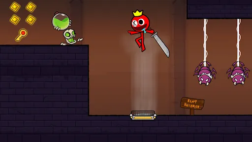 صور Red Stick Boy: Adventure Game