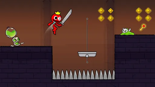 صور Red Stick Boy: Adventure Game