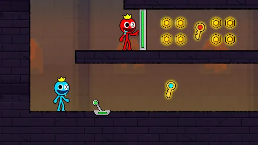 Red and Blue Stickman 2024 スクリーンショット